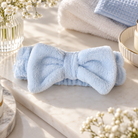 Blue Fluffy Spa Headband