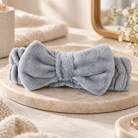 Grey Fluffy Spa Headband