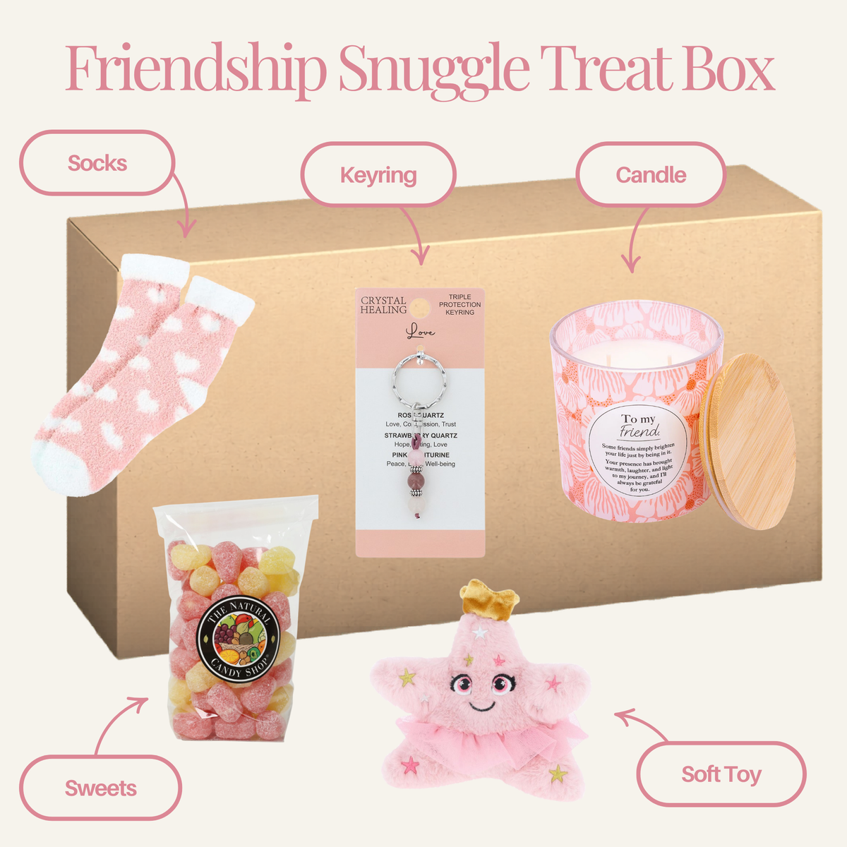 Friendship Snuggle Treat Box - Labelled