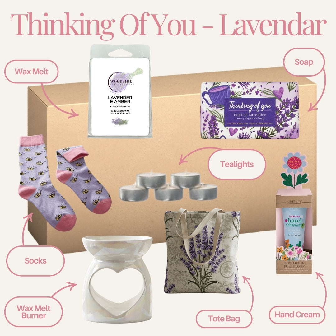 Thinking of You - Lavender Treat Box Gift Hamper