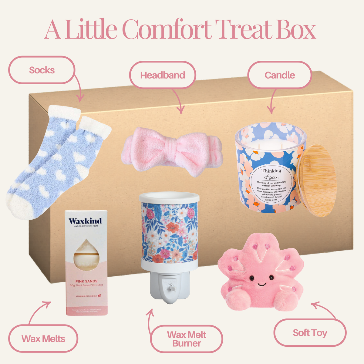 A Little Comfort Treat Box - Labelled