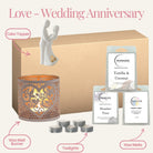 Love White & Gold Wedding Anniversary Fragrance Gift Box Treat Box	