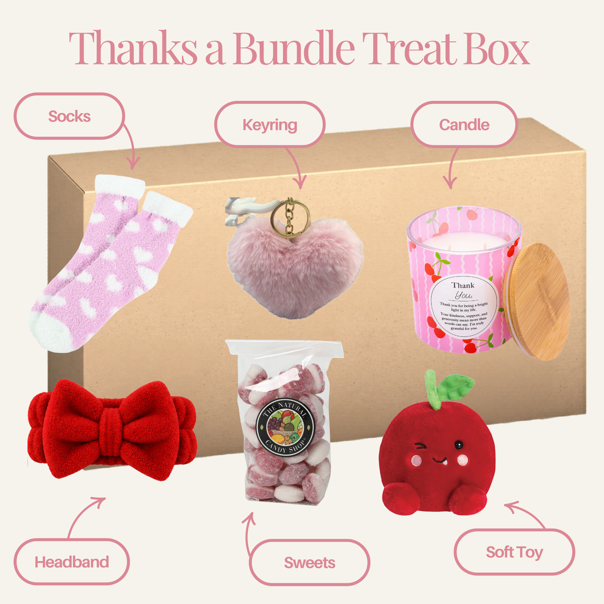 Thanks a Bundle Treat Box - Labelled