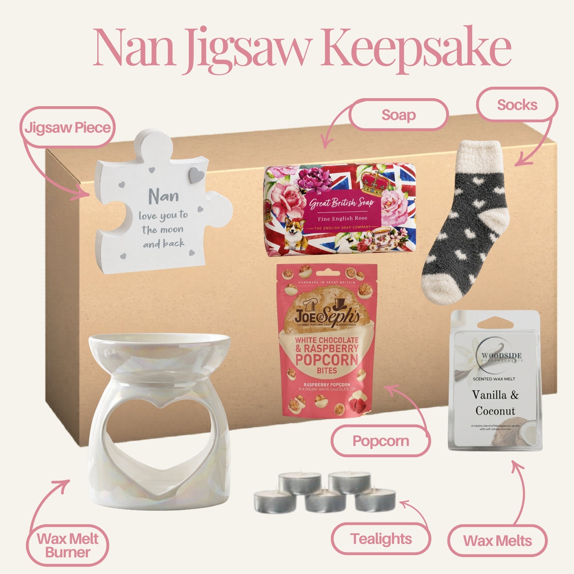Nan Jigsaw Keepsake & Relax Treat Box