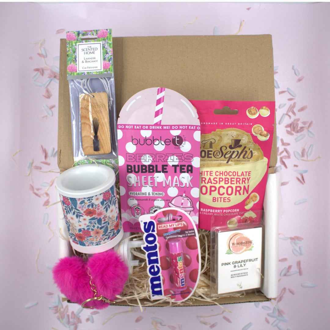 multi floral plug in wax melt burner treat box