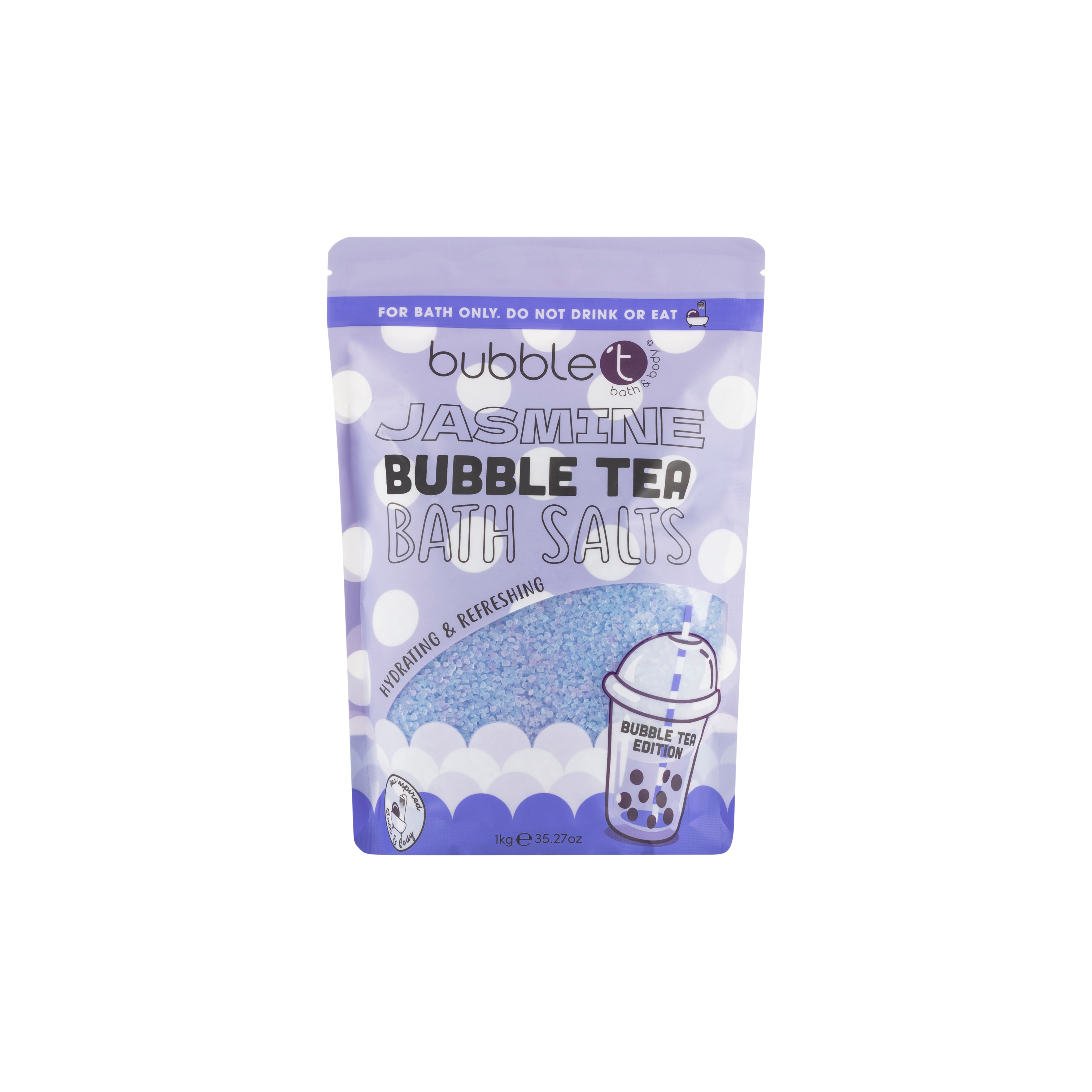 Jasmine Bath Salts - Bubble Tea Edition (1KG)