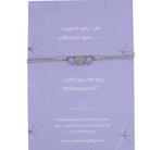 Woodside Home Living - Bridesmaid Purple Keepsake Letterbox Bracelet 