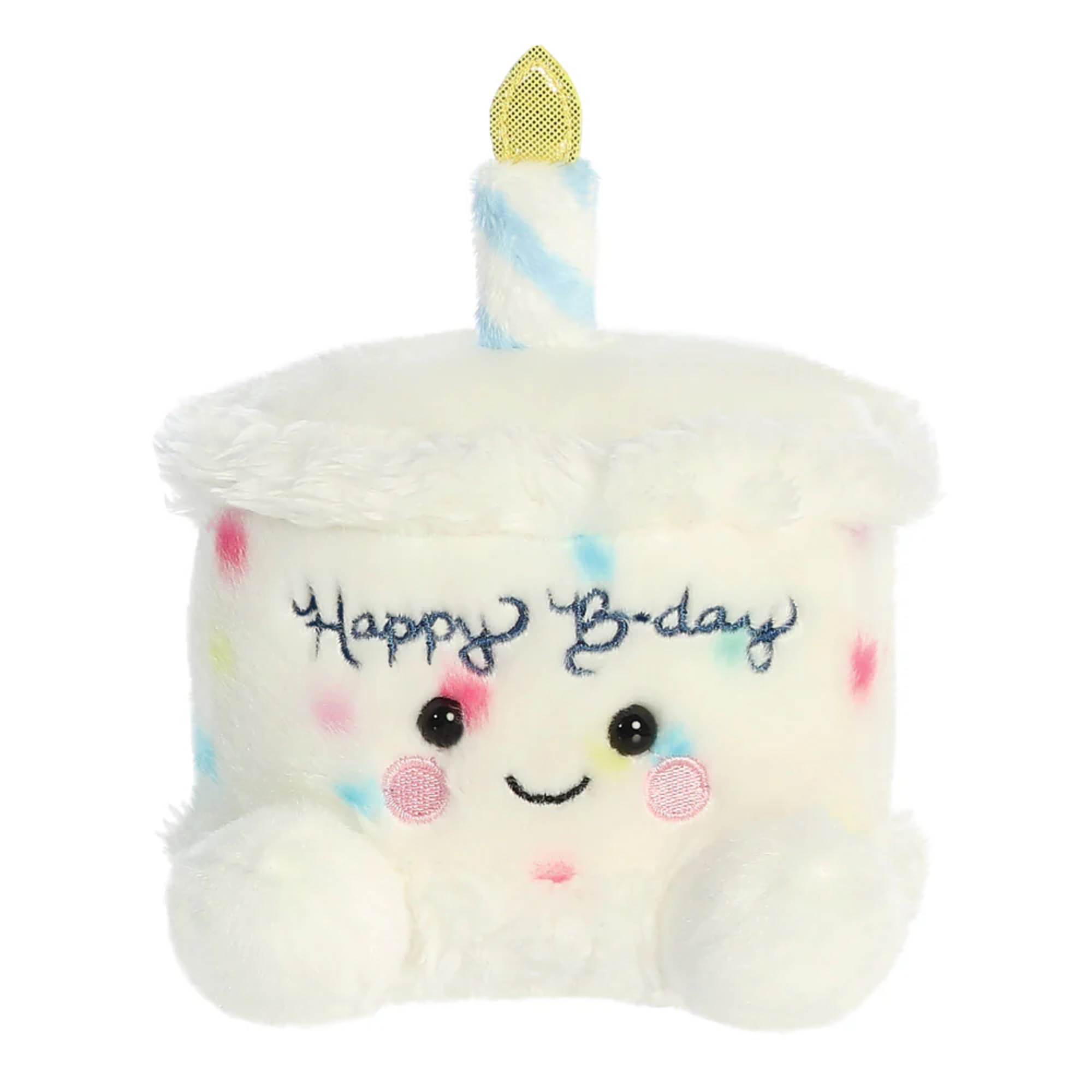 Palm Pals Food & Drink Soft Toy - Happy B'Day Cake
