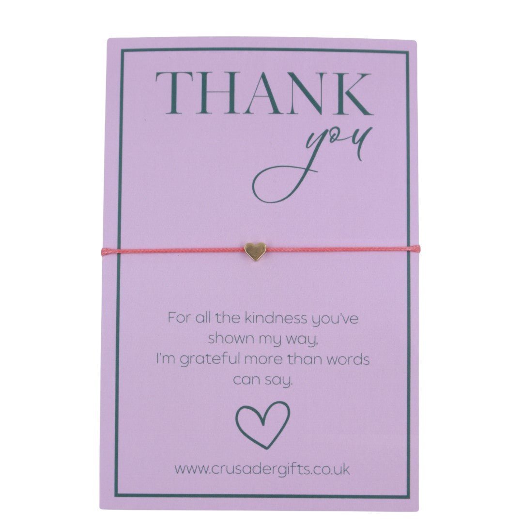 Woodside Home Living - Thank You Keepsake Letterbox Bracelet 
