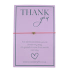 Woodside Home Living - Thank You Keepsake Letterbox Bracelet 