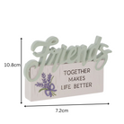 Lavender Home Fragrance Candle Treat Box Hamper - Plaque