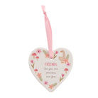 Love Life Ceramic Hanging Heart Plaque