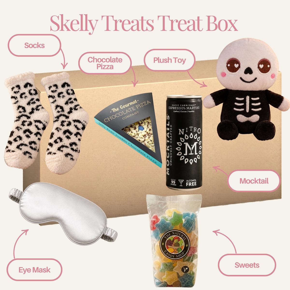Skelly Treats Treat Box - Labelled
