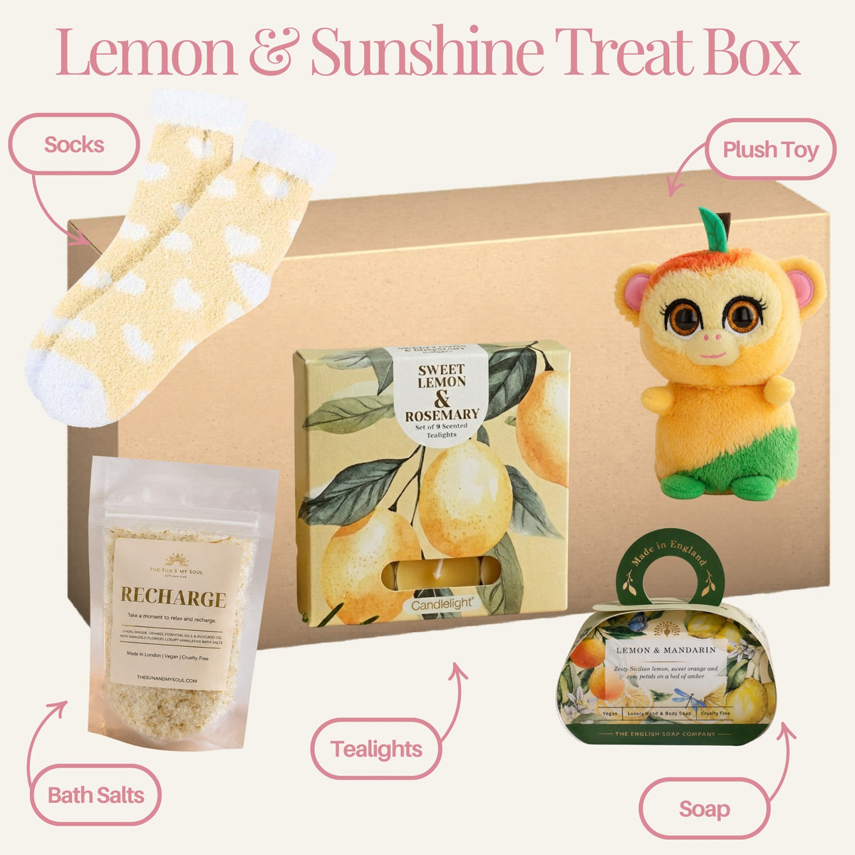 Lemon & Sunshine  Recharge Treat Box