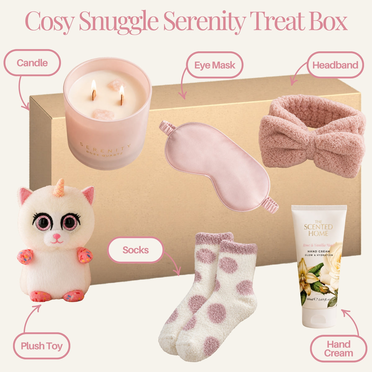 Cosy Snuggle Serenity Treat Box - Labelled
