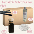 Black Vase Diffuser Gift Set - Lavender & Amber Fragrance