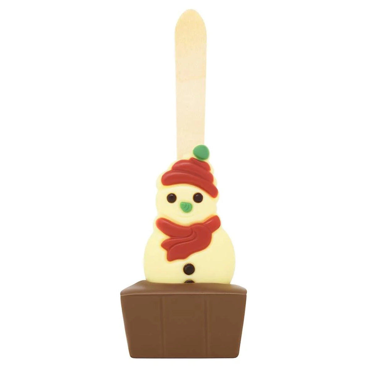 Cocoba Christmas Hot Chocolate Spoon - Snowman Red Hat & Scarf