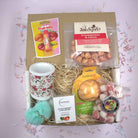 red floral plug in wax melt burner treat box