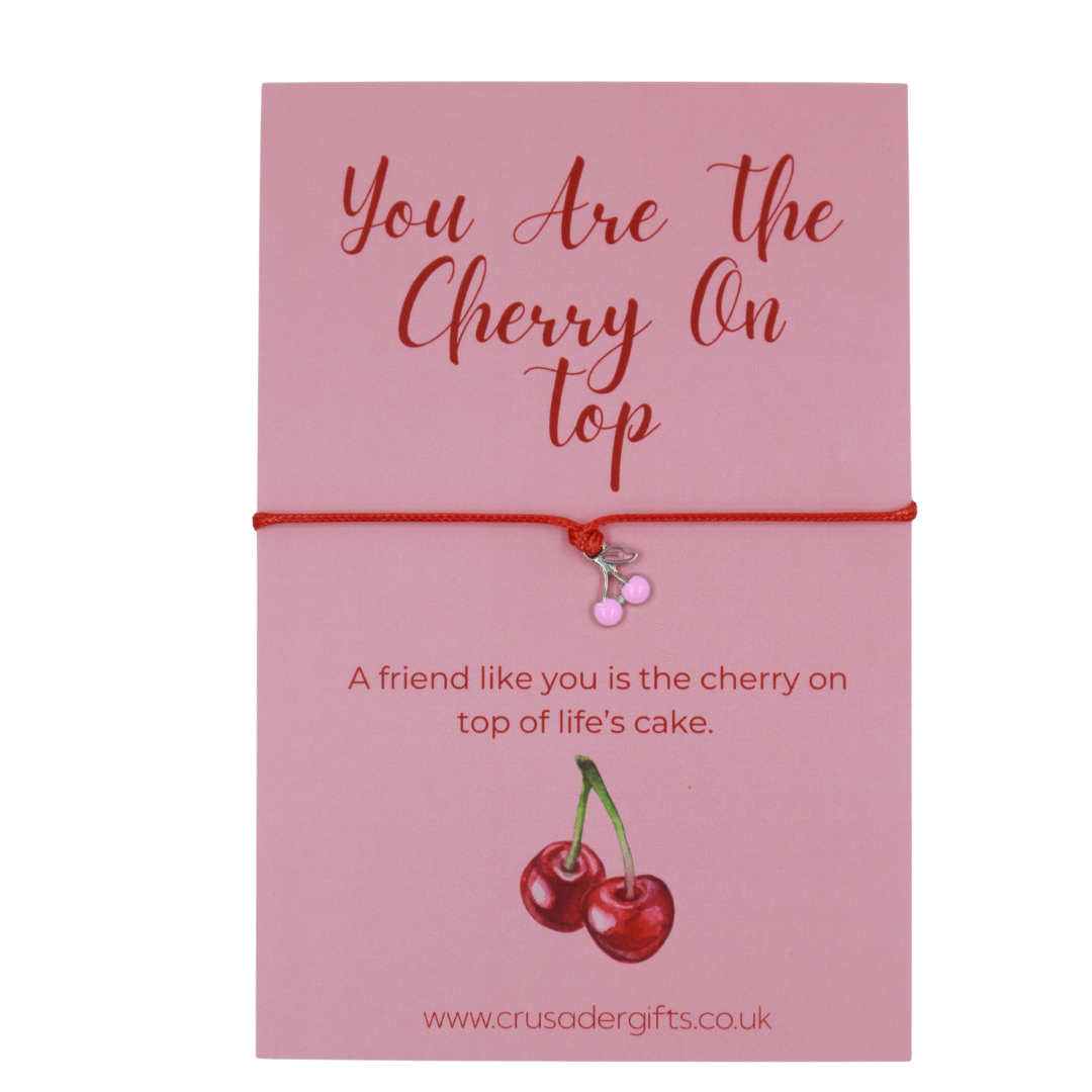 Woodside Home Living - Cherry On Top Keepsake Letterbox Bracelet 