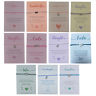 Keepsake Letterbox Bracelet - Various Female Relations