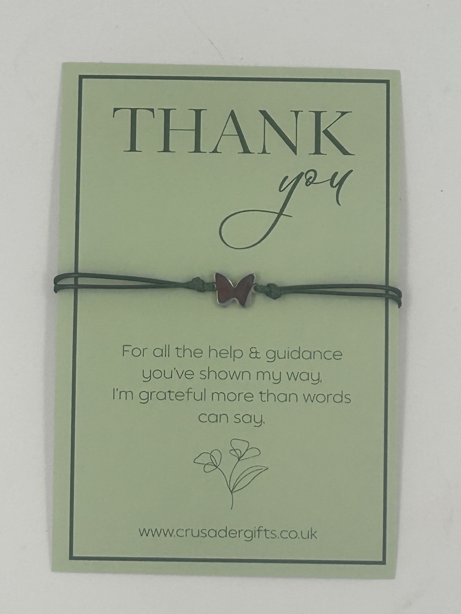 Woodside Home Living - Thank You Keepsake Letterbox Bracelet 