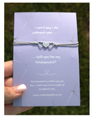 Woodside Home Living - Bridesmaid Purple Keepsake Letterbox Bracelet 