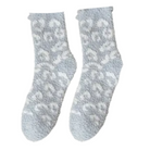 Fluffy Cosy Socks Animal Print Design One Size - Various Colours