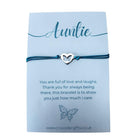 Woodside Home Living - Auntie Keepsake Letterbox Blue Bracelet 