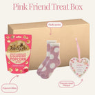 Pink Keepsake Friend Letterbox Gift Treat Box	