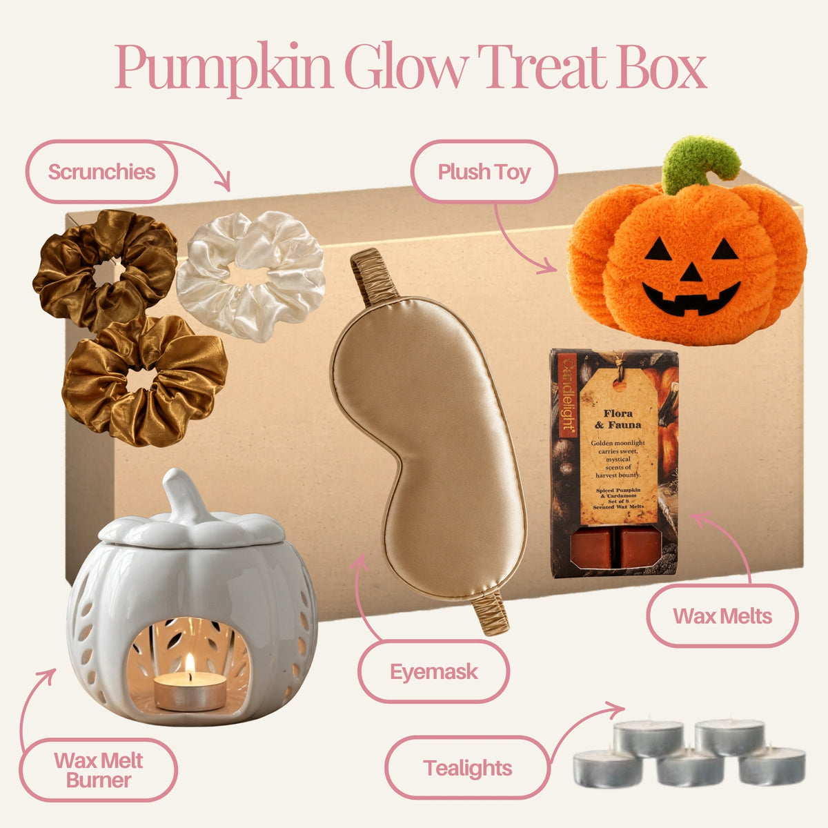 Pumpkin Glow Treat Box - Labelled