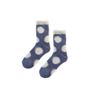 Fluffy Cosy Socks Spots Design One Size - Various Colours