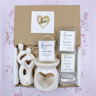 Love White & Gold Wedding Anniversary Fragrance Gift Box Treat Box	