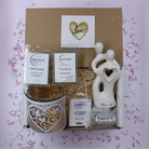 Love White & Gold Wedding Anniversary Fragrance Gift Box Treat Box	