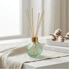 Green Spiral Diffuser Vase