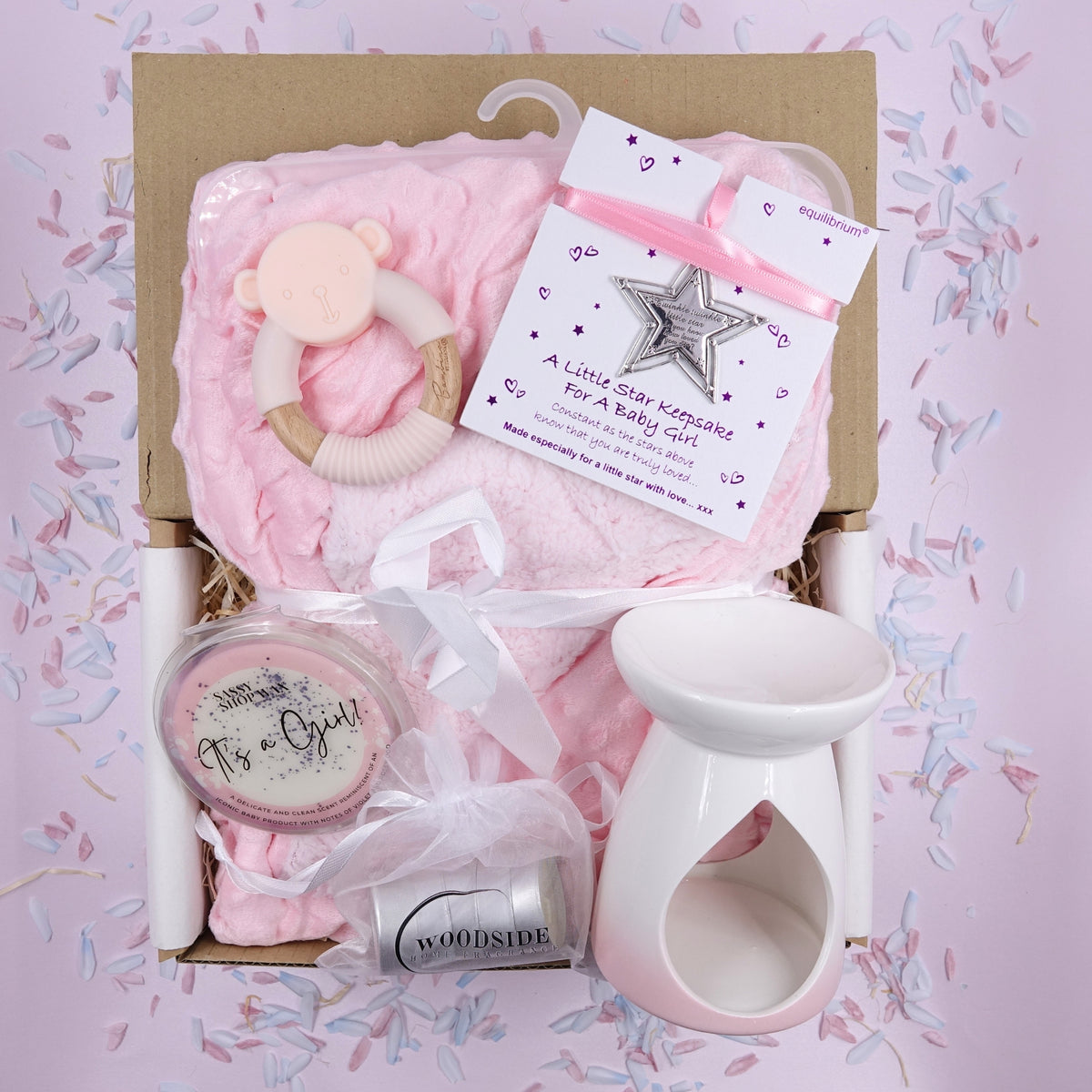 It's A Girl Home Fragrance & Baby Gift Treat Box
