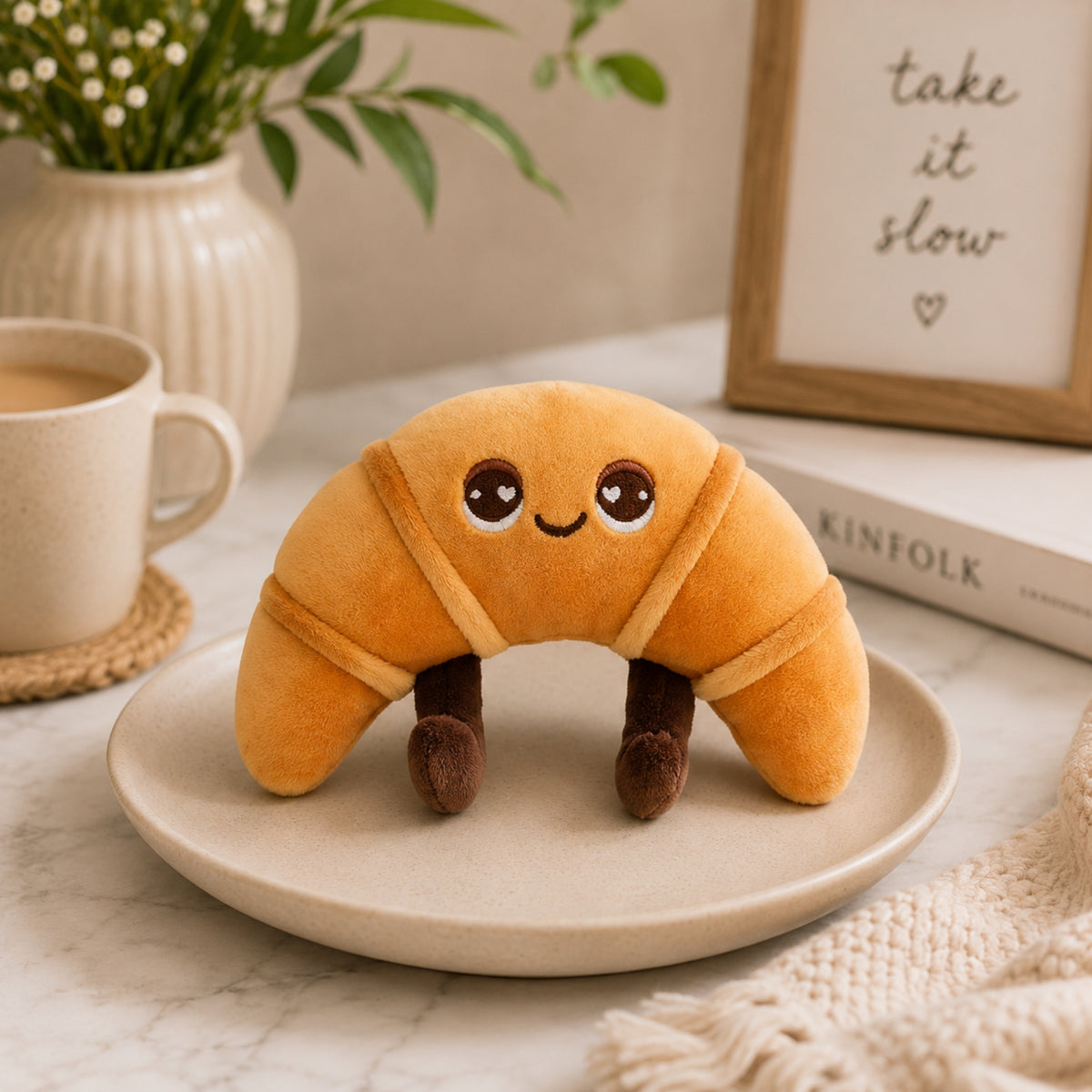 Croissant Plush Toy