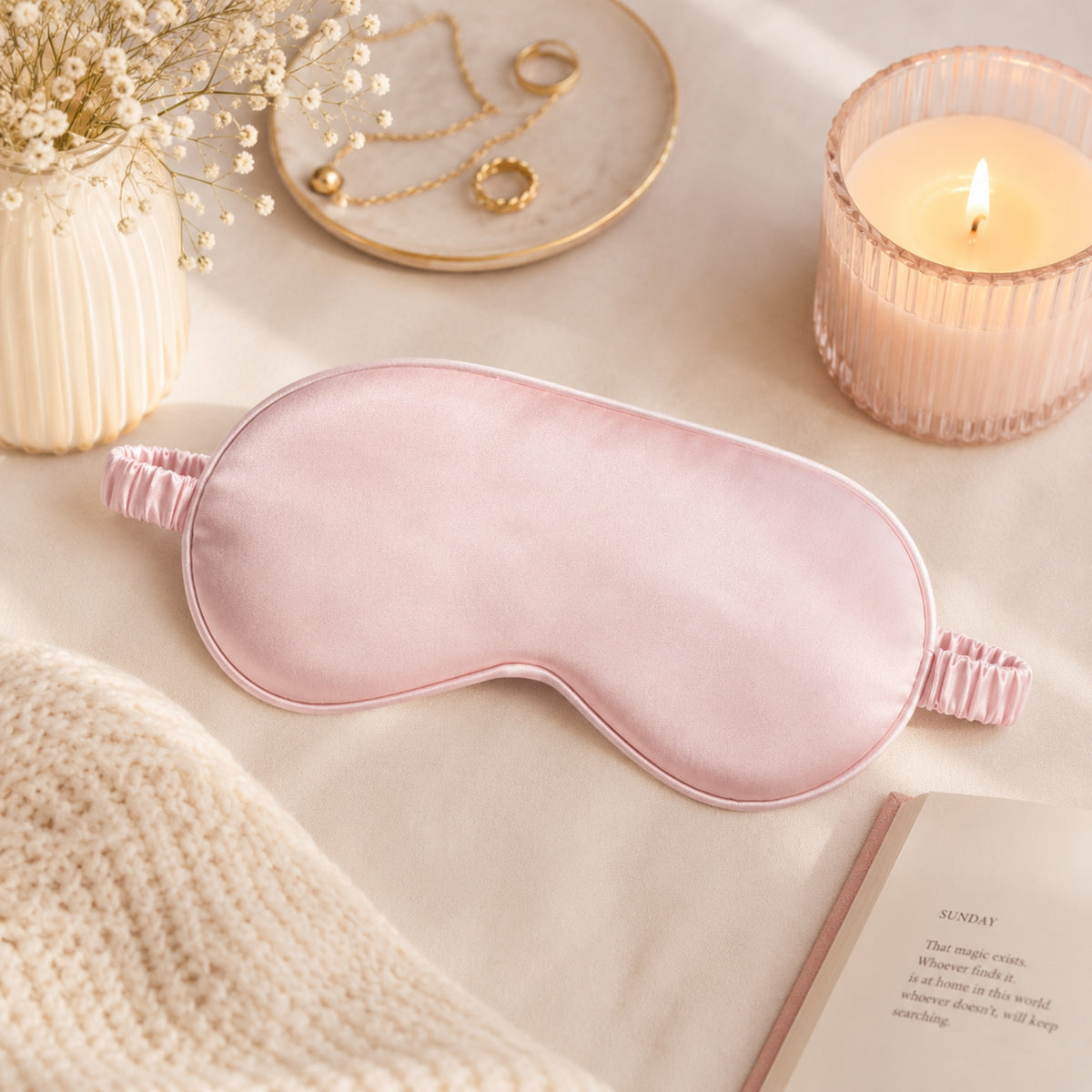 Snuggle & Relax Treat Box - Satin Eye Mask