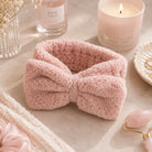 Pink Fluffy Bow Headband