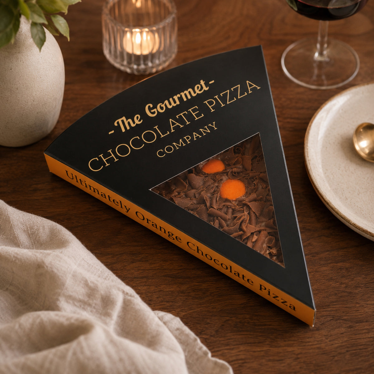Orange Chocolate Pizza