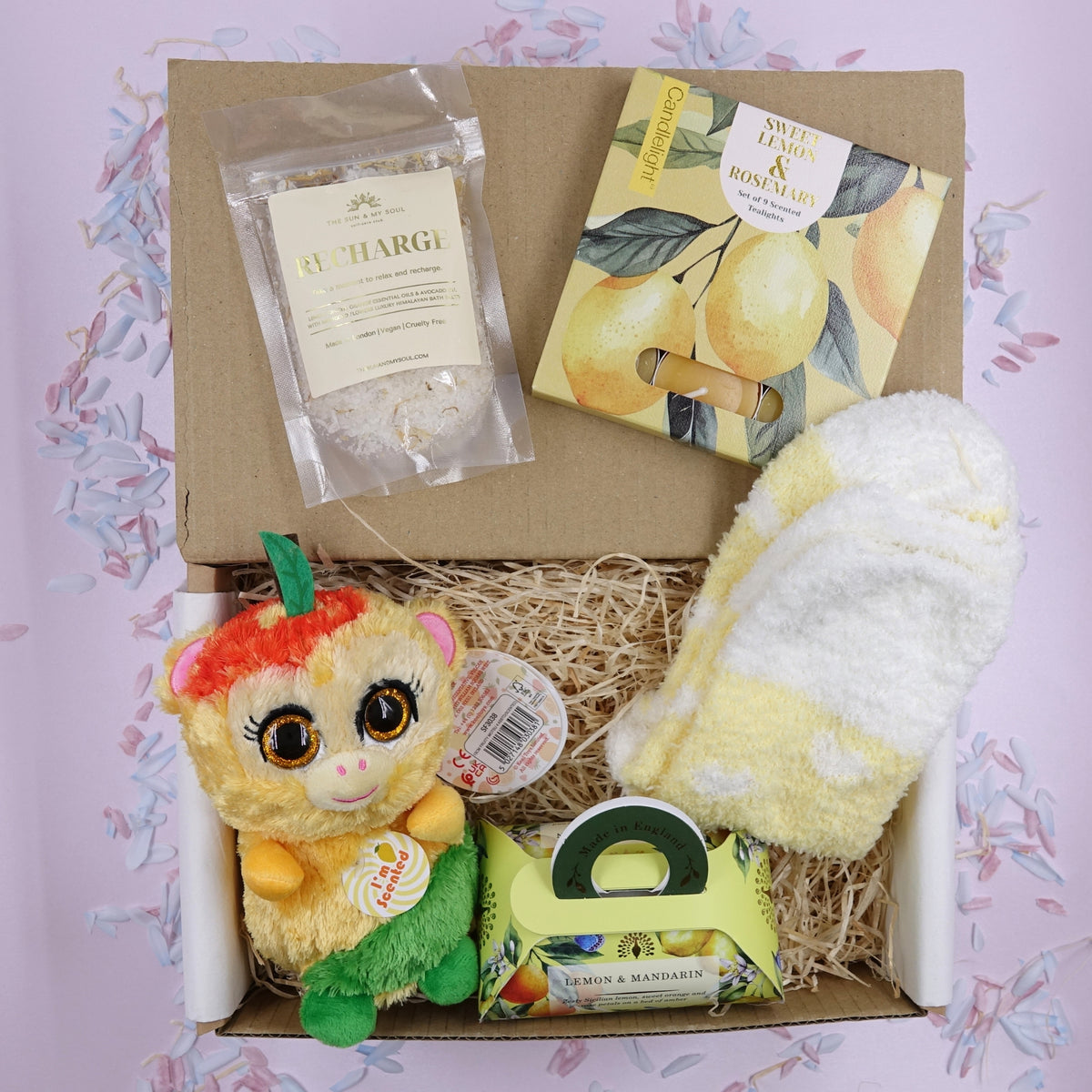 Lemon & Sunshine  Recharge Treat Box