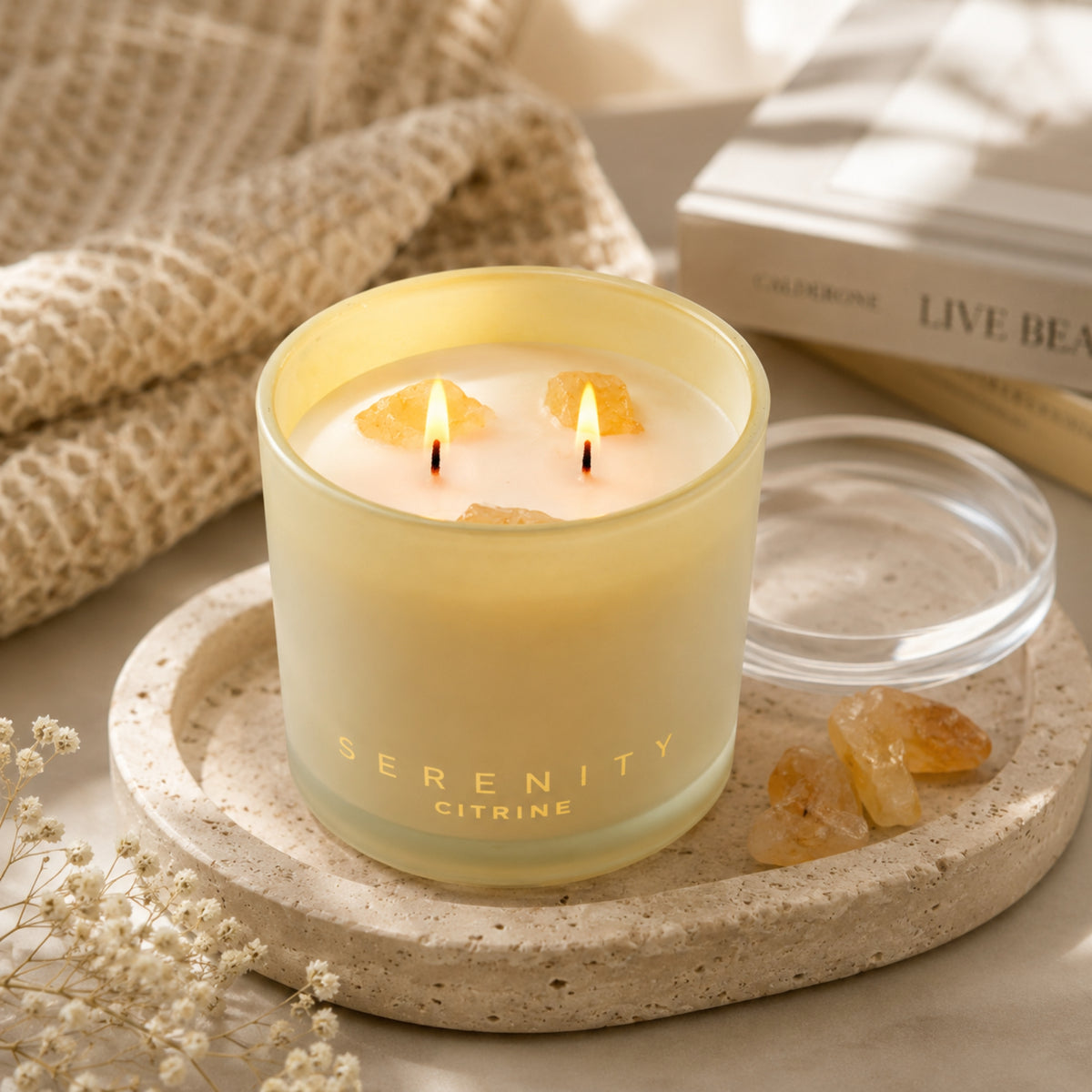 Grateful For You - Citrus Self Care Treat Box - Candle