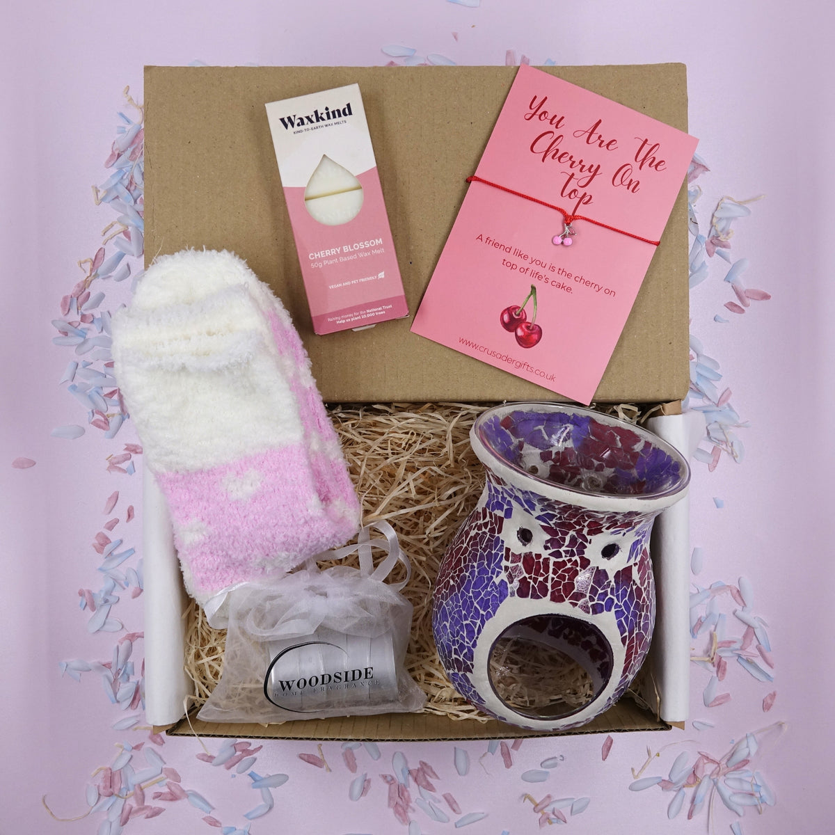 You Are The Cherry On Top Crimson Wax Melt Burner Gift Set Treat Box