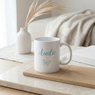 Auntie Butterfly Mug & Coaster Blue Treat Box - Mug