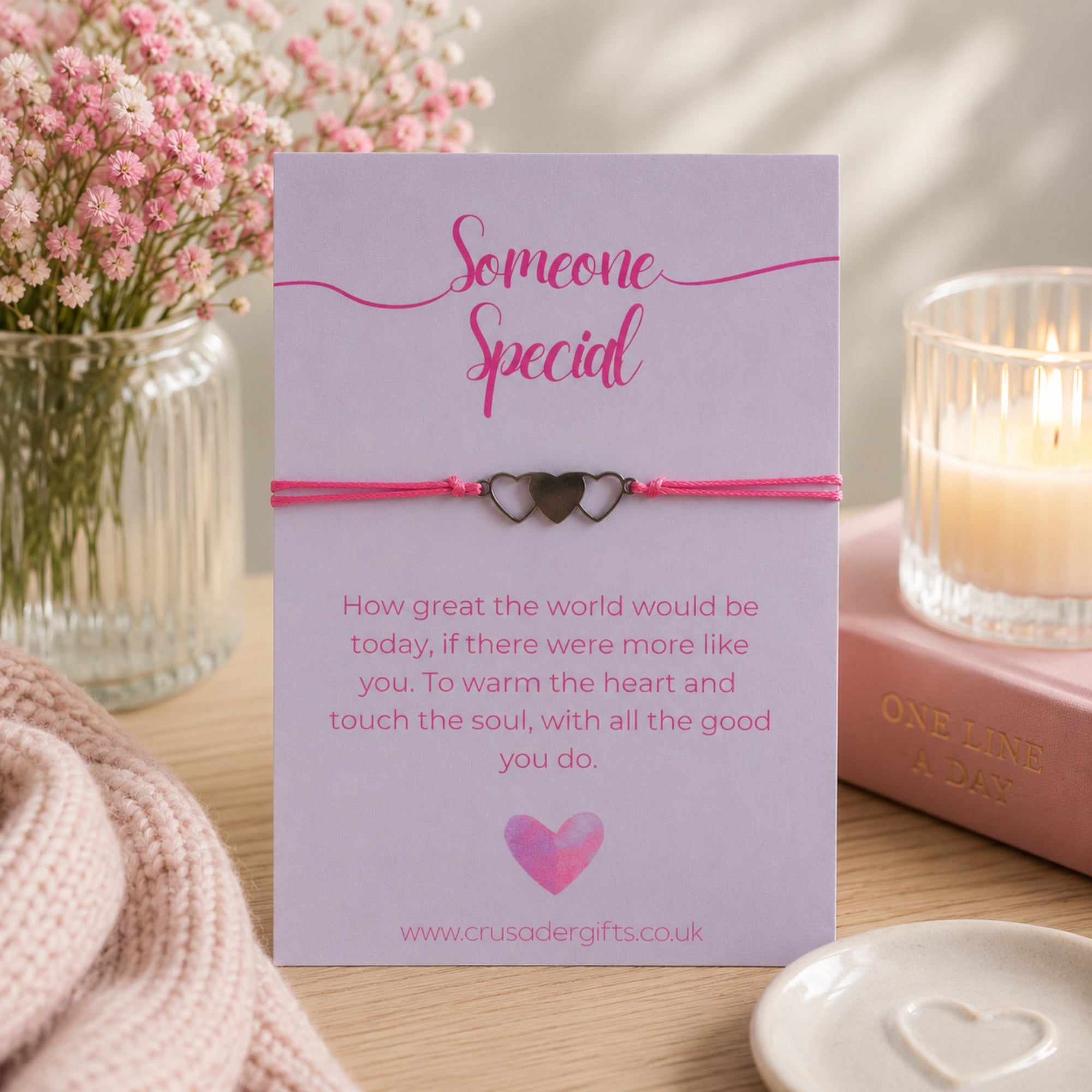 Someone Special Home Fragrance Strawberry Gift Treat Box - Bracelet