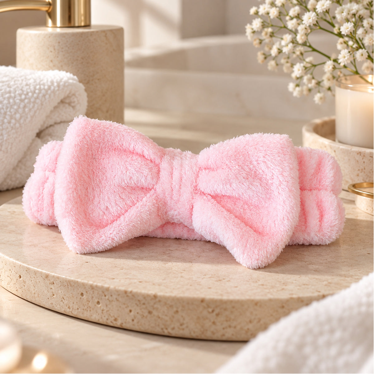 Pink Fluffy Headband