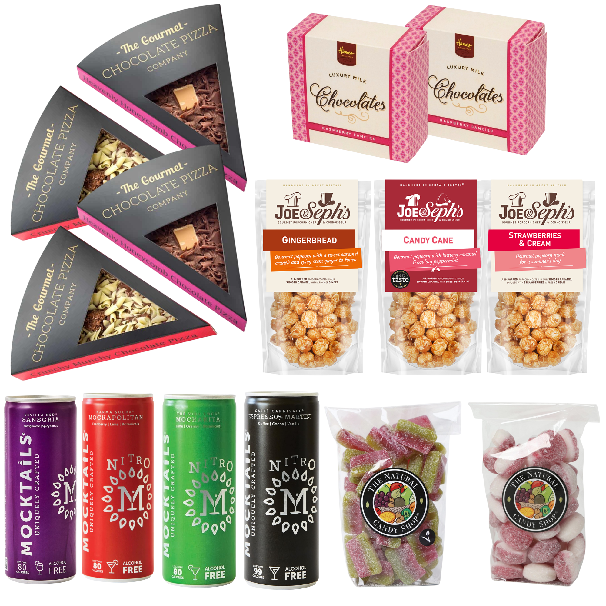 Family Film Popcorn & Chocolate Snack Treat Gift Pack