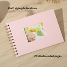 Pink Photo Album - 20 Double Sided Pages