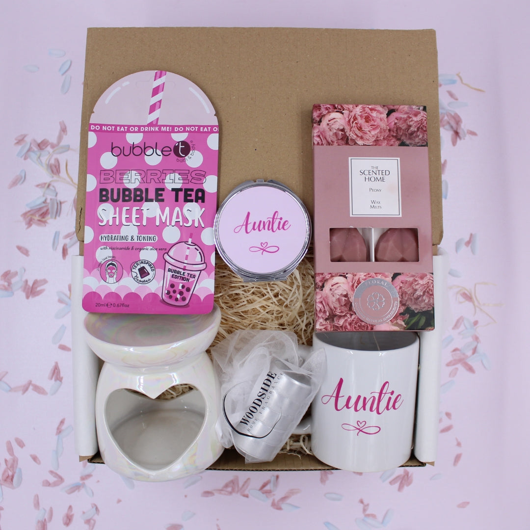 Auntie Pink Infinity Heart - Home Fragrance Burner & Wax Melts Treat Box