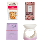 Thank You Home Fragrance Wax Melt Burner & Popcorn Treat Box