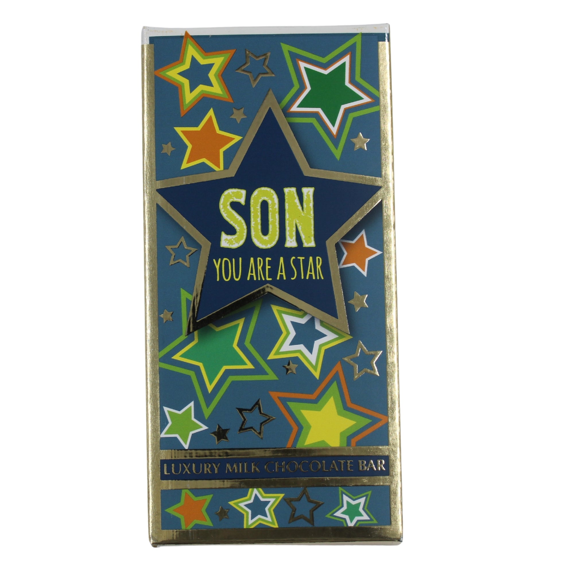 Luxury Milk Chocolate Greetings Bar - Son